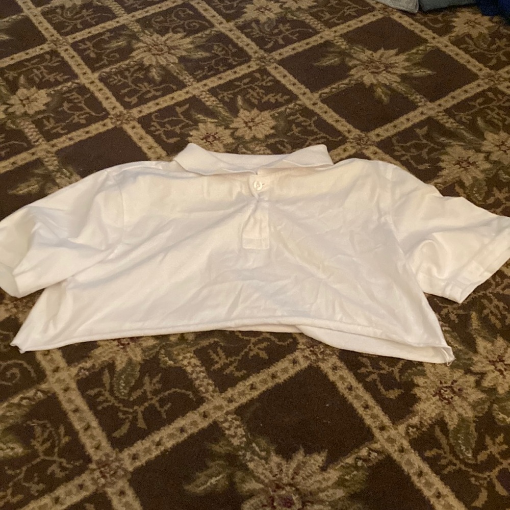 cropped collared shirt!
